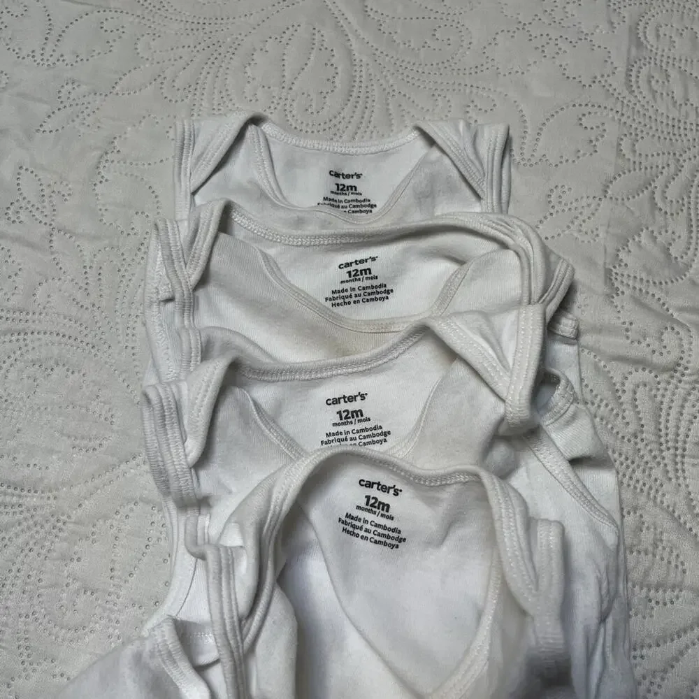 Carter's Sleeveless Onesie Bundle Size 12m